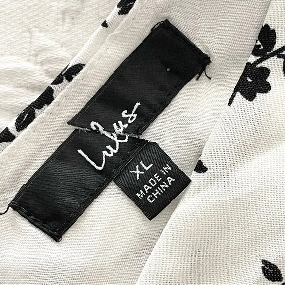 NWOT Lulus Style That Blooms White Floral Print Tiered Midi Dress Xlarge - Picture 7 of 12